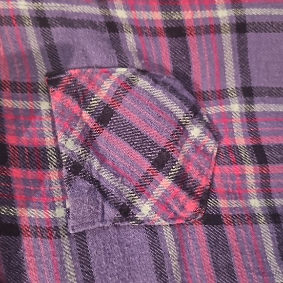 Girls purple flannel shirt - Picture 4 of 4